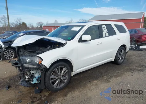 2013 Dodge Durango R/T z USA, uszkodzony, nr VIN 1C4SDJCT6DC695582